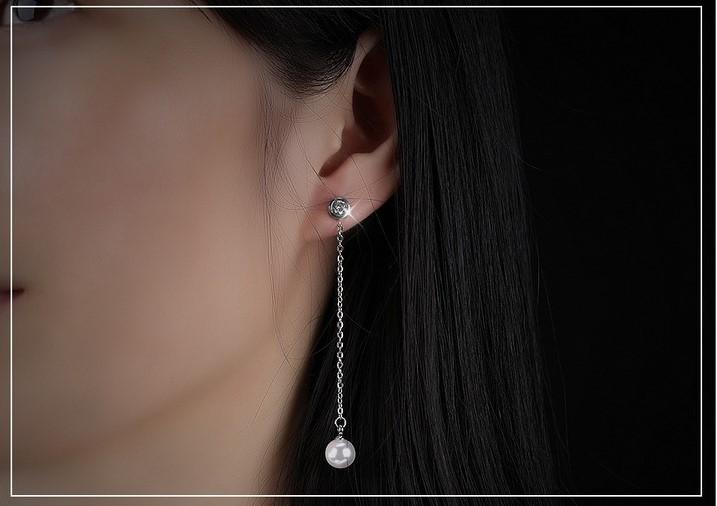 Galaxy Pearl Drop Earrings