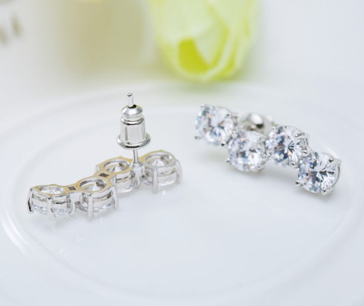 Glitzy Luxury Bridal Jewelry Set