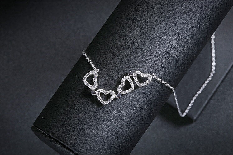 Quart Heart Necklace