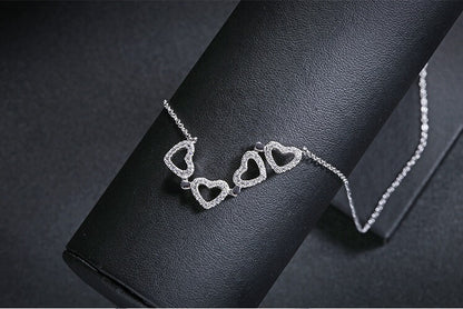 Quart Heart Necklace