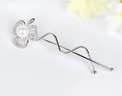 Clover Pearl Hair Pin
