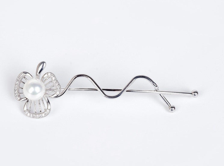Clover Pearl Hair Pin - VivereRosse
